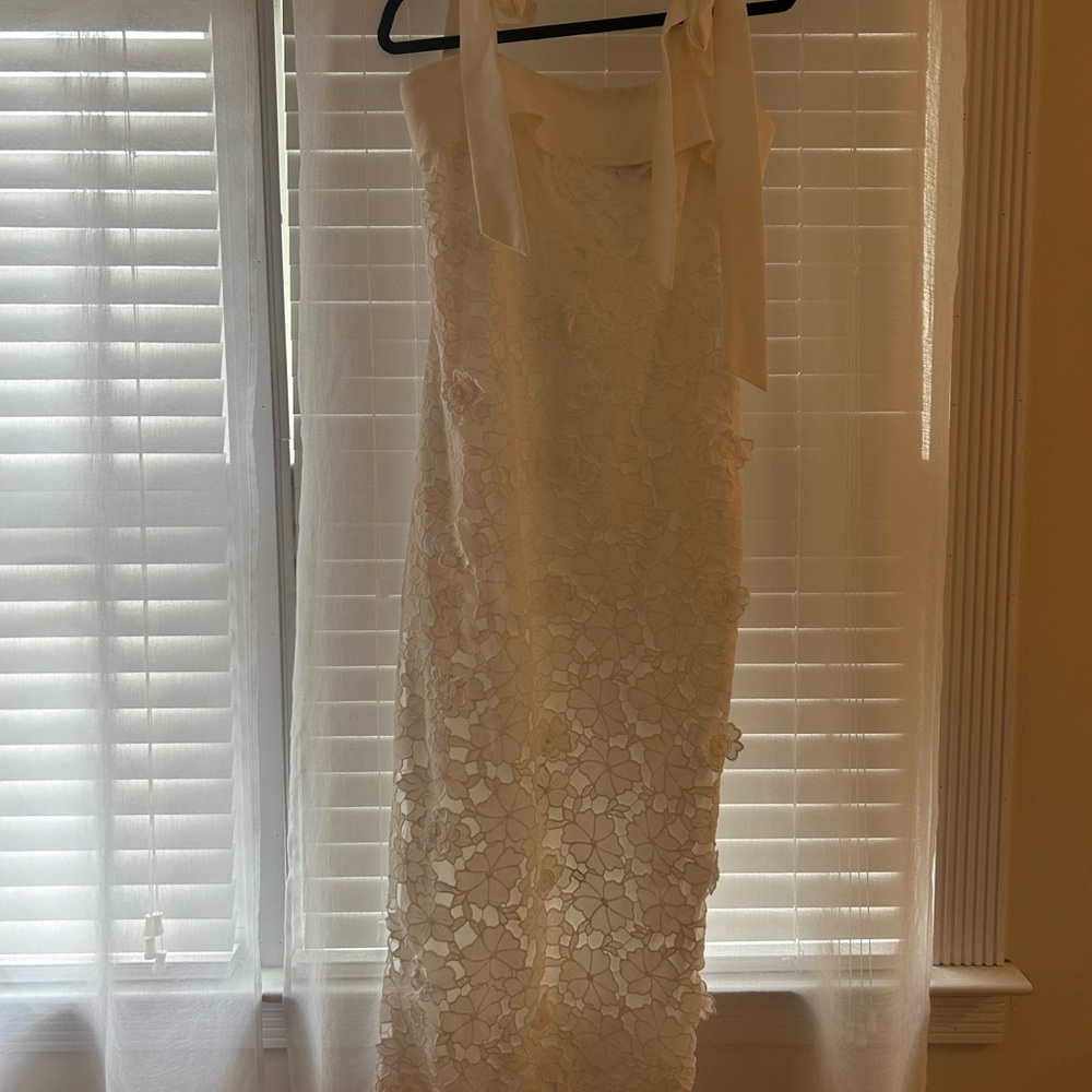 Petal & Pup White Floral Embellished Bridal Gown